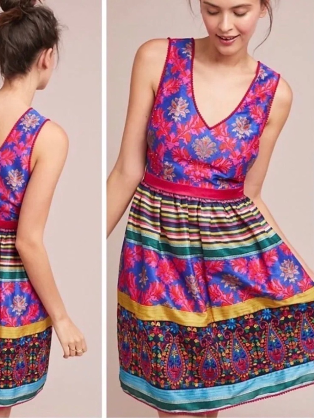 Anthropologie Francesca Payal Jain dress size 10